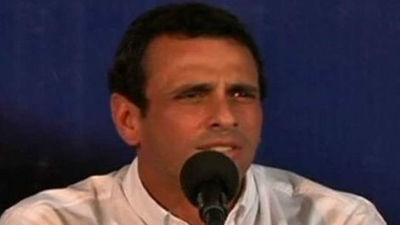 Capriles anuncia que impugnará las elecciones y dice que se le mintió al país