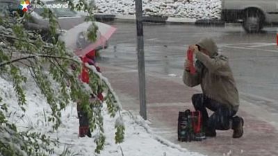 Madrid, en alerta por nevadas que dejarán 20 cm de nieve en la Sierra