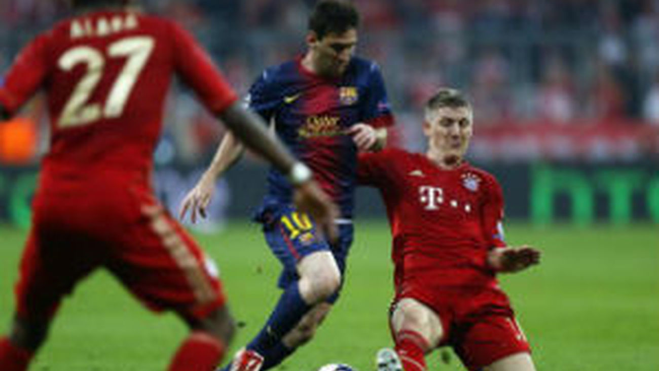 Messi ante el Bayern Munich