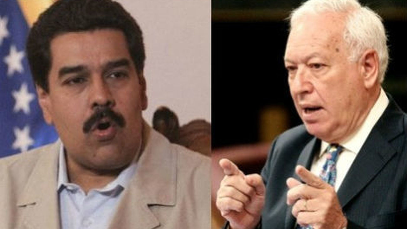 Maduro dice a Margallo que "saque sus narices" de Venezuela