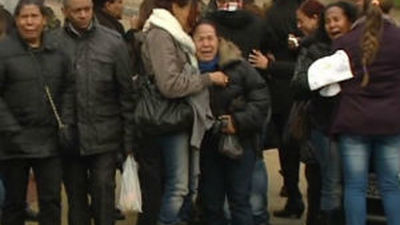 Incinerada la familia dominicana fallecida en accidente de tráfico