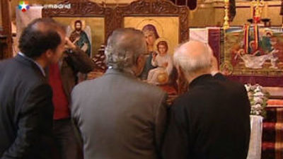 Fermosel acompaña a los rumanos ortodoxos a preparar el rito de la Pascua