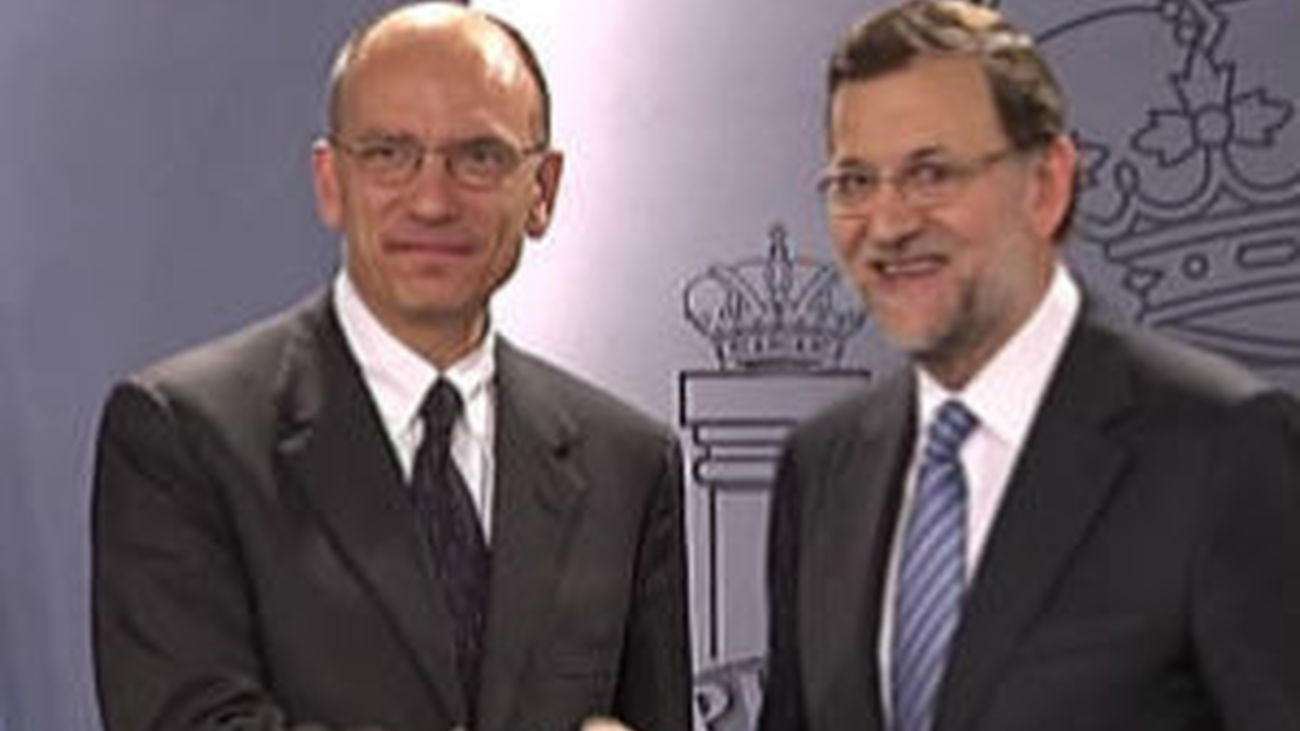 Rajoy tras reunirse con Letta: "Cada país tiene que hacer los deberes, pero la UE también"