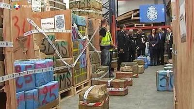 Tres detenidos tras la incautación de 52 toneladas de hachís en Córdoba