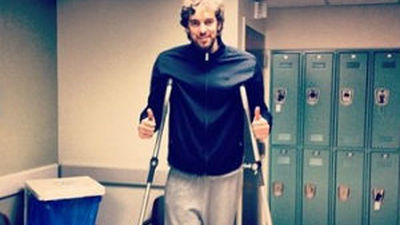 Pau Gasol, operado de tendinitis en ambas rodillas