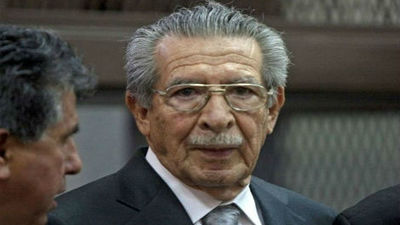 El exdictador guatemalteco Ríos Montt, condenado a 80 años de prisión