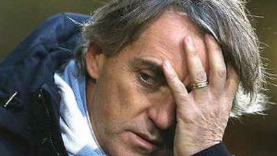 Mancini, destituido como entrenador del Manchester City