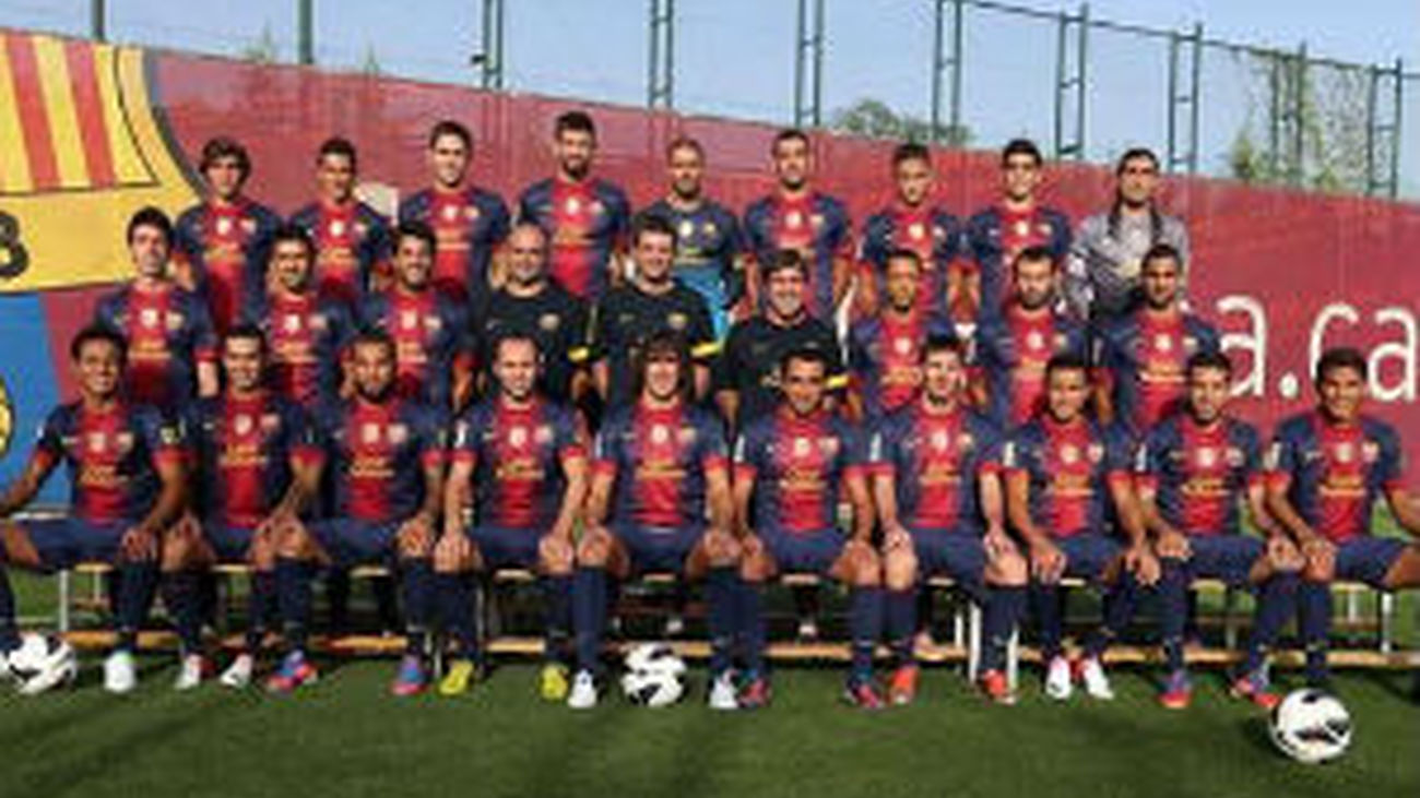 La plantilla del FC Barcelona 2012-2013