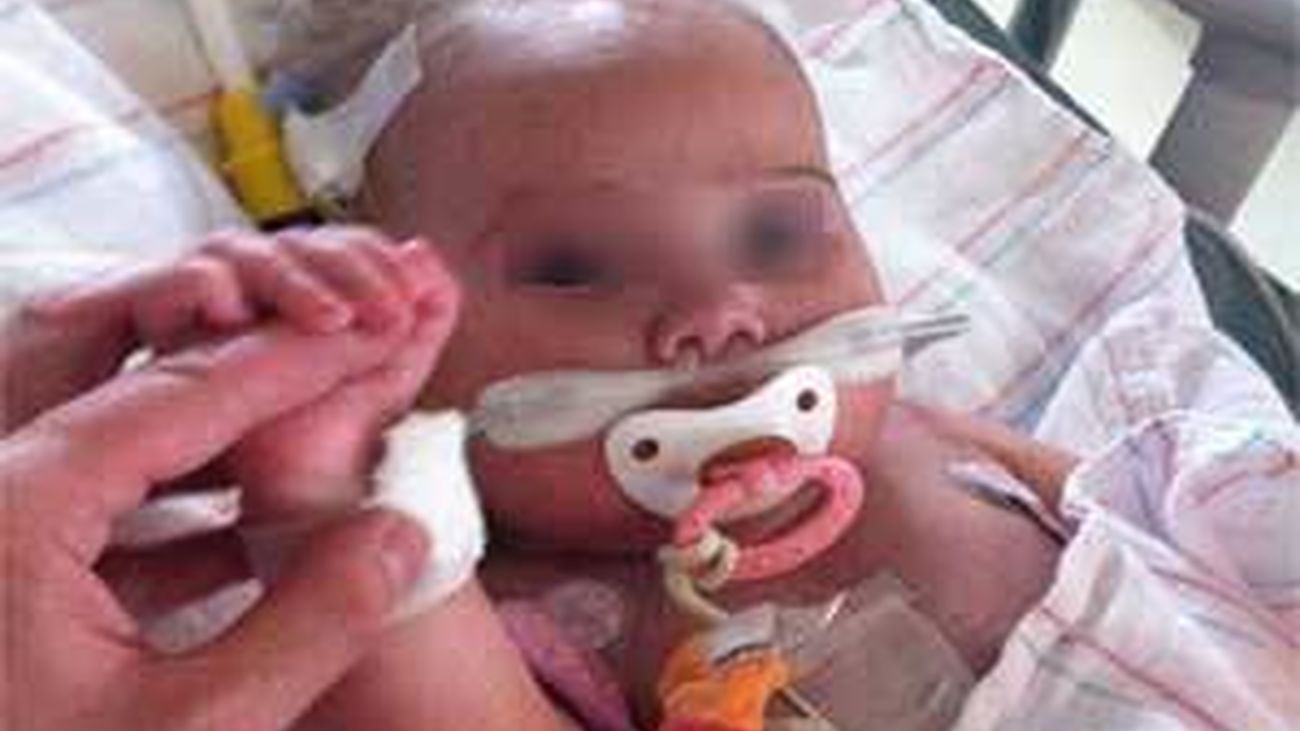 Celia, una niña madrileña de 9 meses enferma del corazón, operada con éxito en Boston