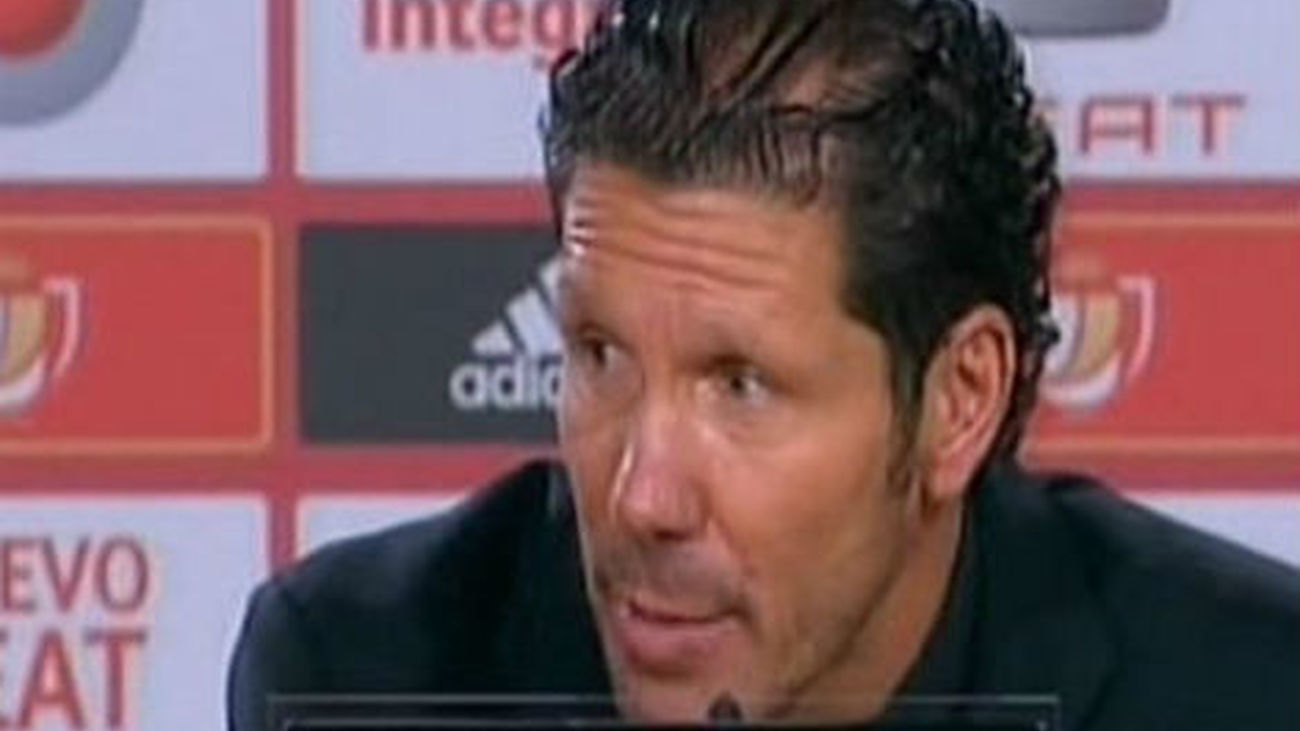 Simeone: "Hemos tenido la suerte que hay que tener para ser campeón"