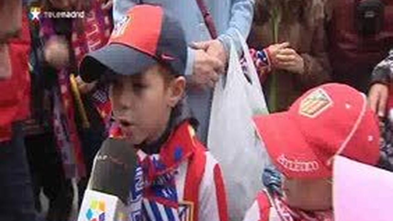 40.000 Atléticos vibran con la fiesta del campeón de Copa