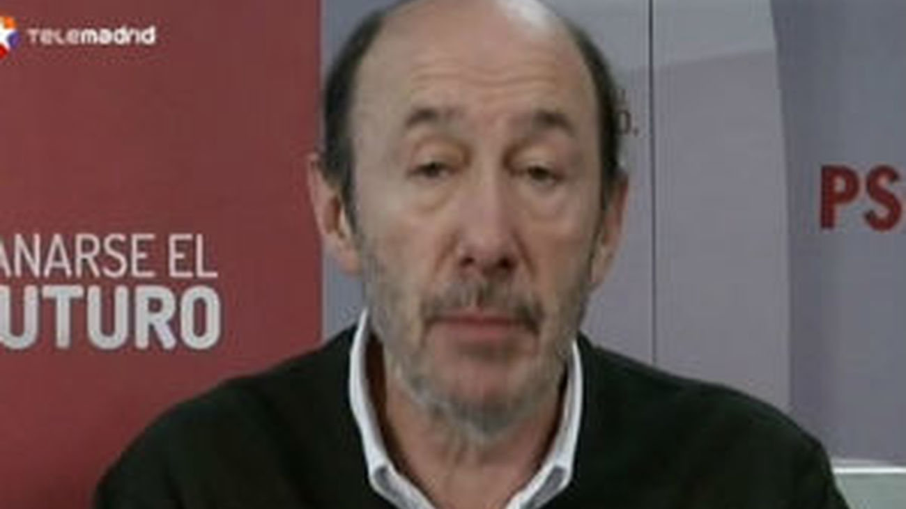 Rubalcaba buscará acuerdos con sindicatos, empresarios y socialistas europeos contra el paro