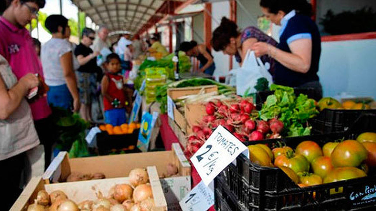 Mercadillo agroecológico en Rivas Vaciamadrid
