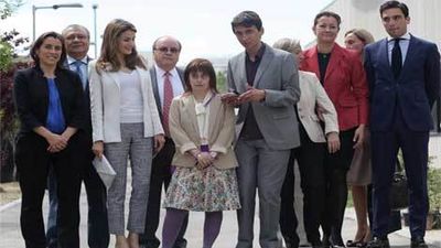 Doña Letizia inaugura un centro para discapacitados intelectuales en Las Tablas