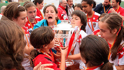 La selección madrileña femenina, campeona de España alevín