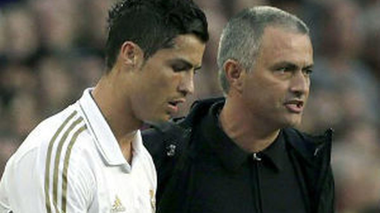 Mourinho y Cristiano Ronaldo