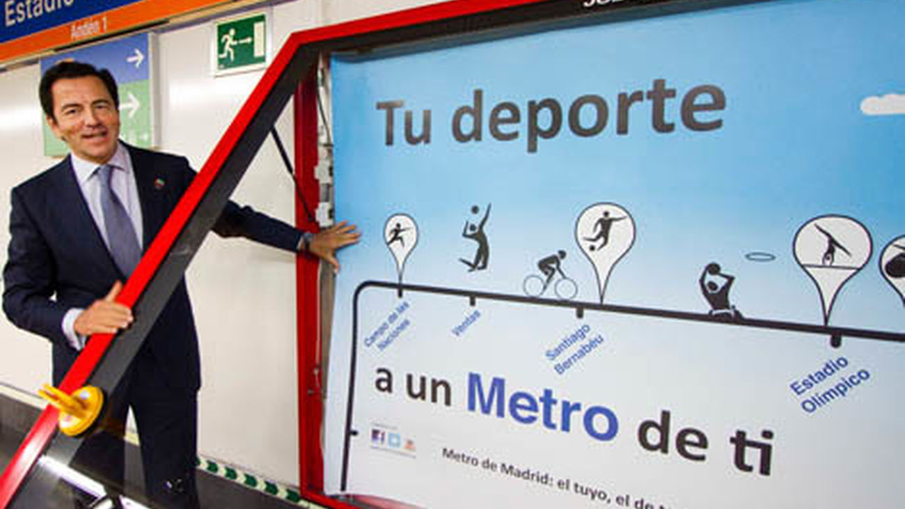Metro anima a dejar el coche en casa para disfrutar del deporte y apoya Madrid 2020