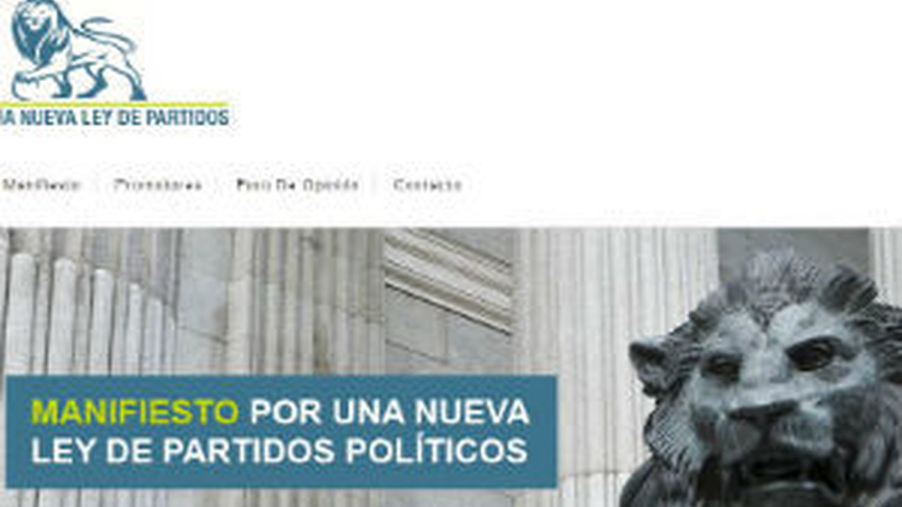 Manifiesto ley de partidos