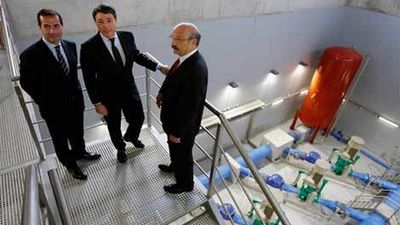 El Canal de Isabel II construye un depósito de agua en Vallecas para 500.000 personas