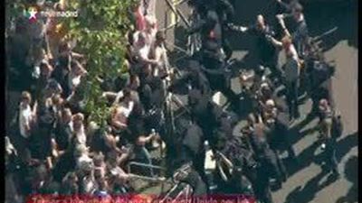 La ultraderecha se manifiesta en Londres contra los musulmanes