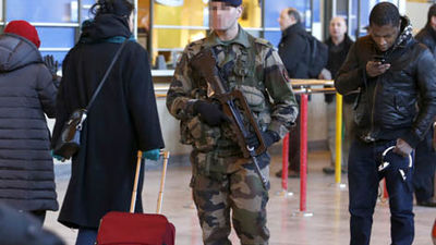 Detenido el presunto autor del ataque a un militar francés en París