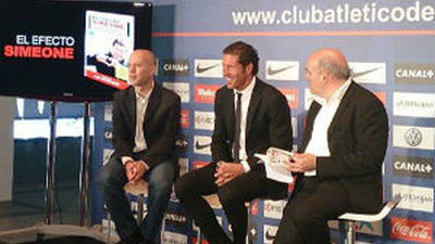 Simeone: "No pienso en si se va Falcao, sino en lo que dio al equipo"