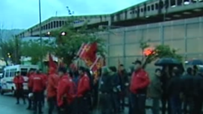 Arranca con detenciones e incidentes la huelga general en Euskadi y Navarra