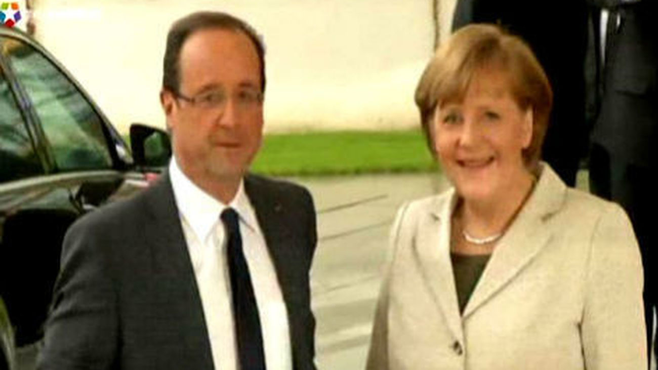 Hollande y Merkel