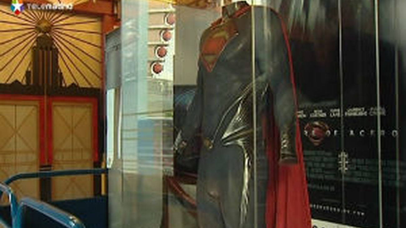 El vestuario de "El Hombre de Acero" en el Parque Warner de Madrid