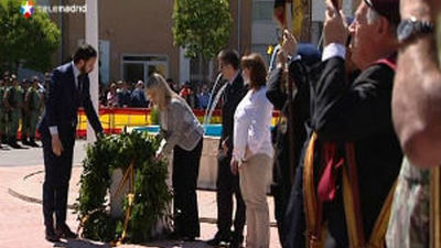 Homenaje a la bandera y a la víctimas del terrorismo en Brunete
