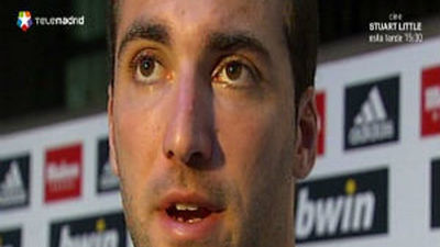 Higuaín se despide del Real Madrid: "Fue mi último partido"