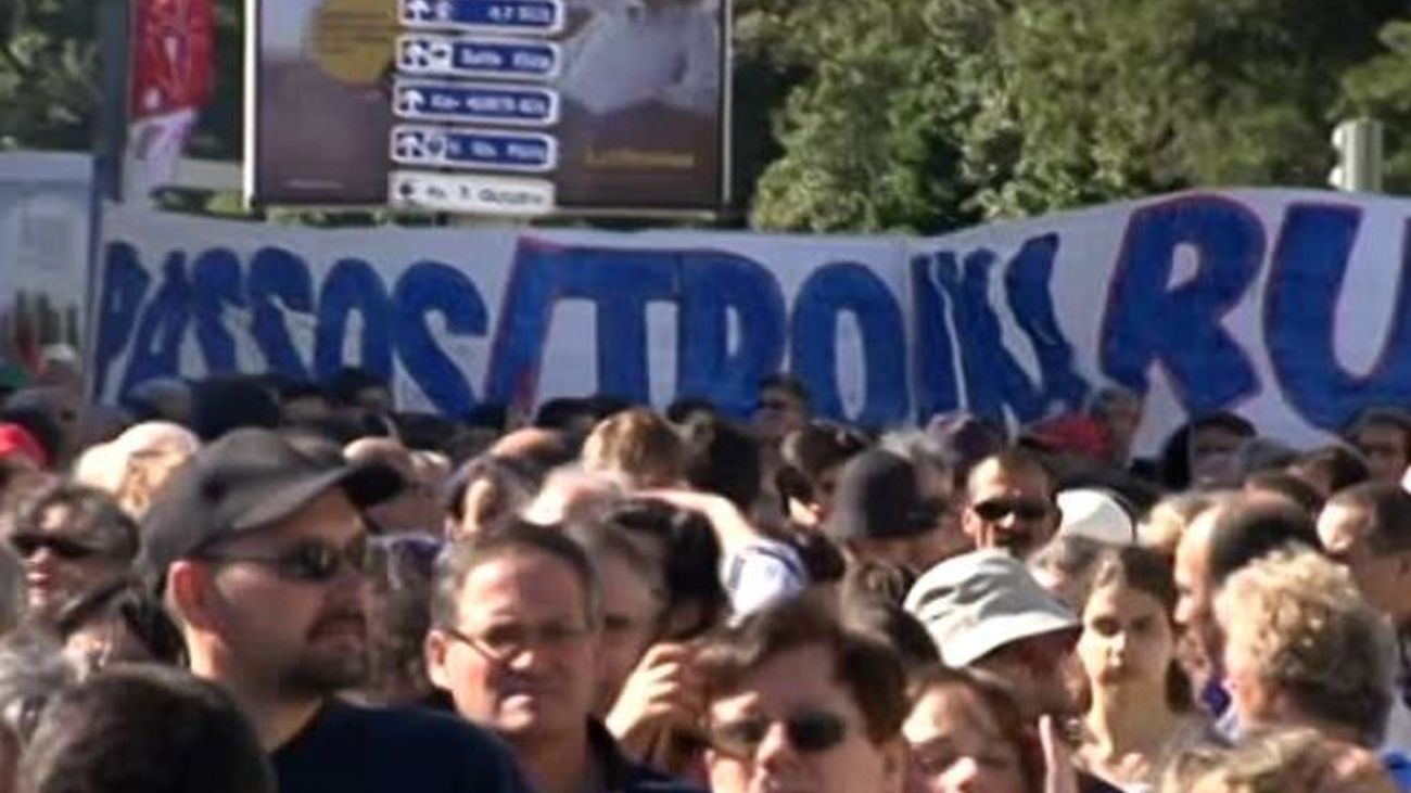 Manifestación contra la Troika en Portugal