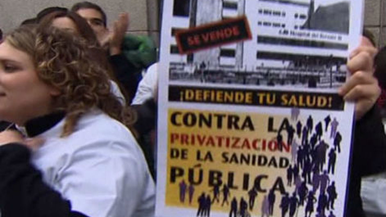 Quinta y última jornada  de huelga en la sanidad madrileña contra la externalización