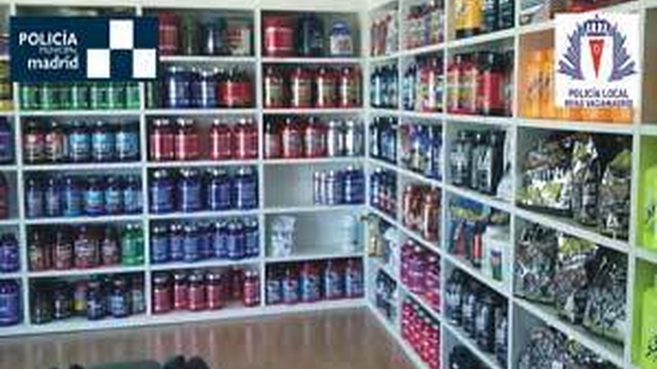 La Policía Municipal interviene más de 75.000 dosis de anabolizantes y dopantes