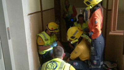 Dos heridos muy graves tras declarase un incendio en una vivienda de Delicias