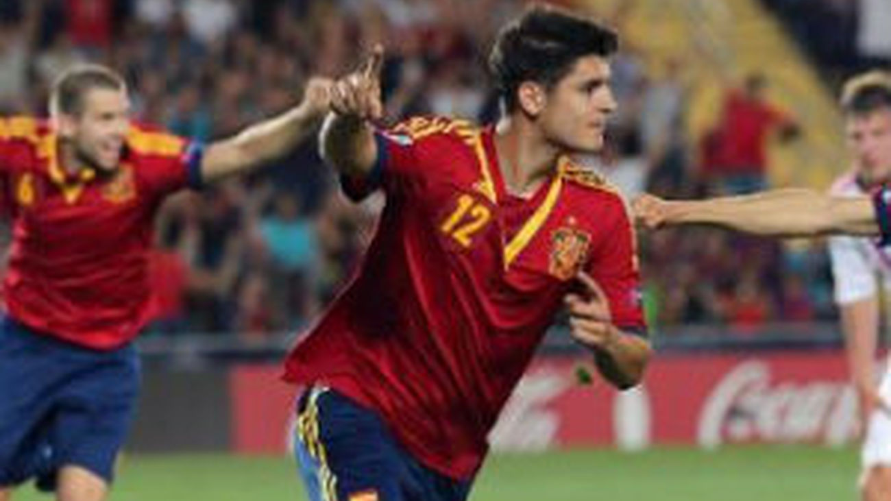 1-0. Morata salva a España en su estreno en el Europeo sub'21