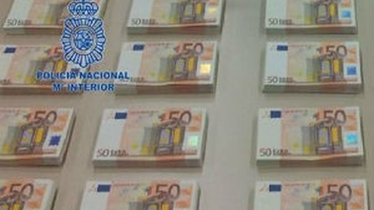 La Policía detiene a once personas por falsificar billetes de 50 euros