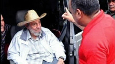 Fidel Castro reaparece en una instantánea junto al venezolano Diosdado Cabello