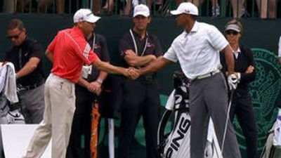 Sergio García y Tiger Woods firman la paz