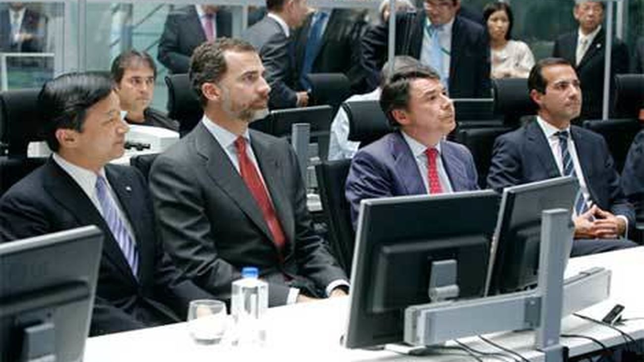 González muestra al Príncipe Naruhito y a Don Felipe la gestión del agua de Madrid