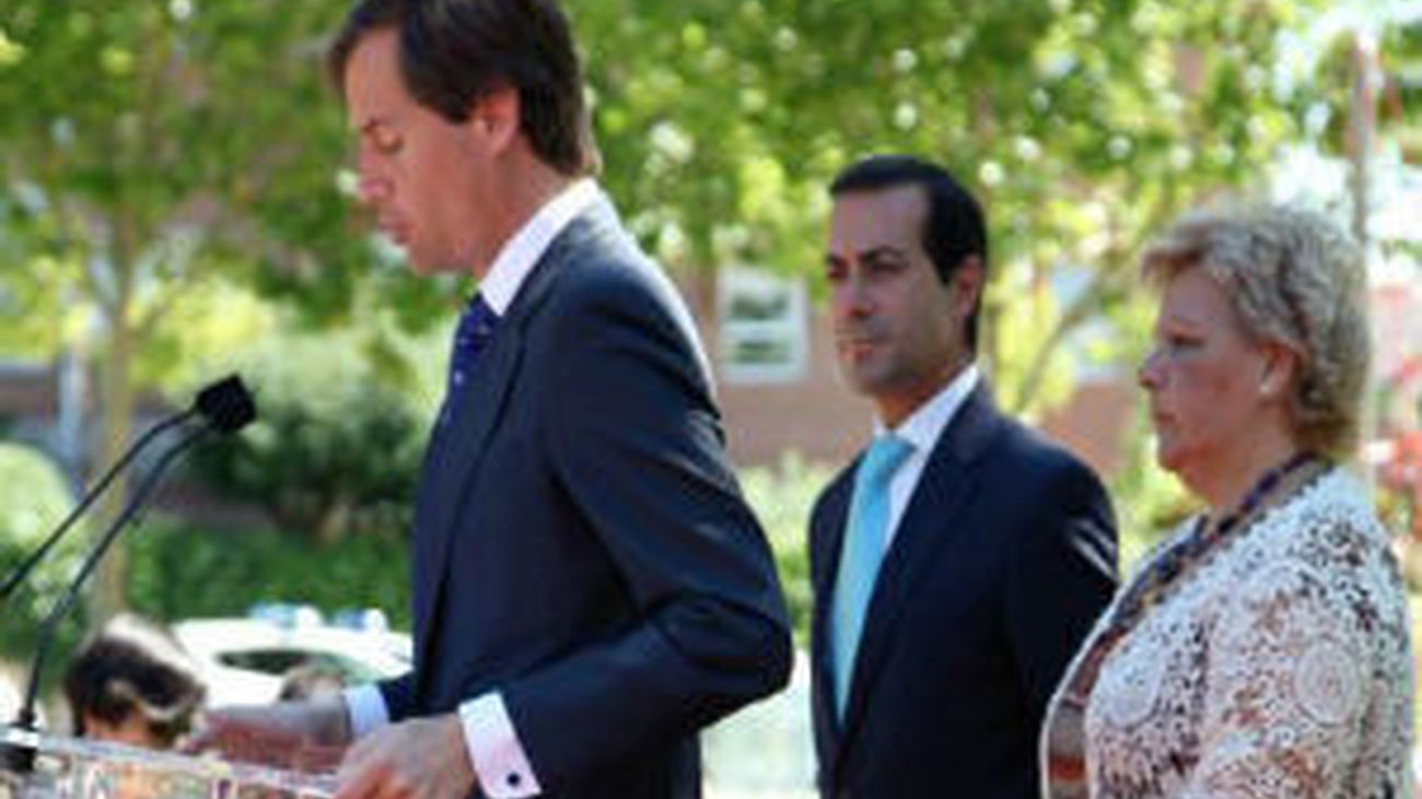 Homenaje a las víctimas en Boadilla