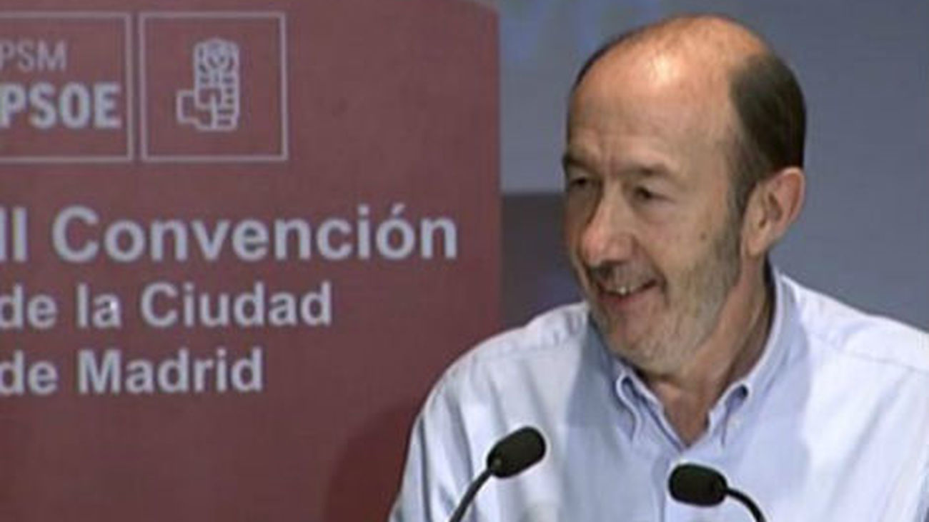 Rubalcaba asegura que Madrid es el laboratorio de todas las derechas