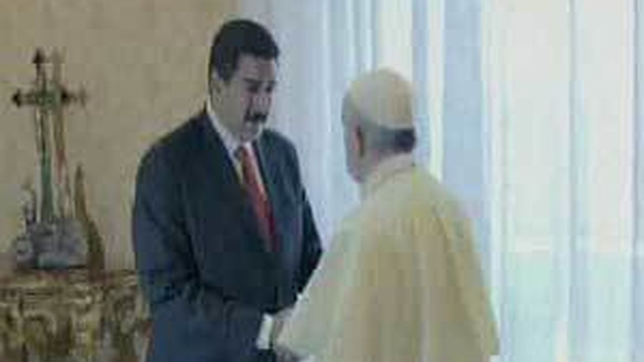 El Papa recibe al presidente venezolano, Nicolas Maduro