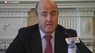 De Guindos avanza que en el segundo trimestre la recesión será próxima a cero