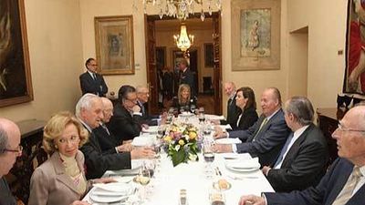 El Rey almuerza por vez primera con el Consejo de Estado