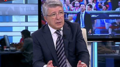 Enrique Cerezo, en Telemadrid