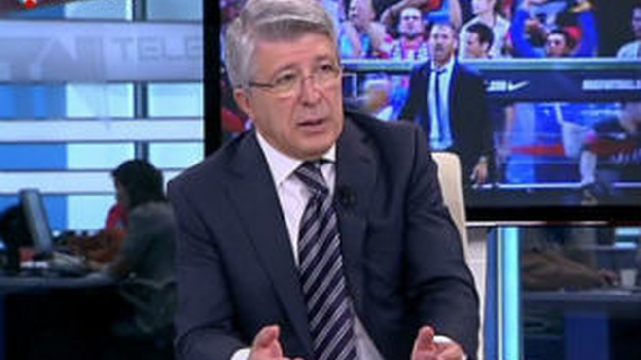 Enrique Cerezo, en Telemadrid