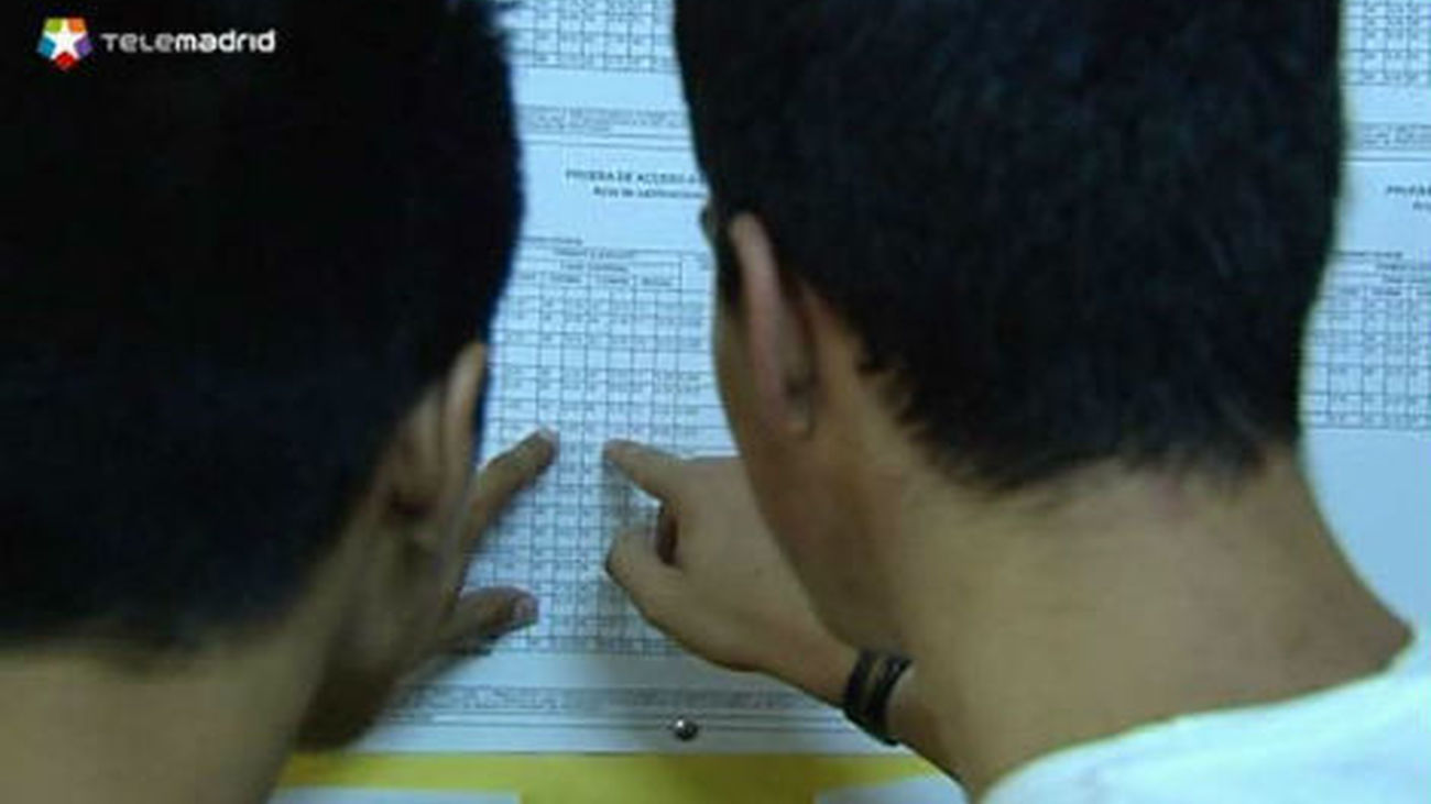 Un 92,23% de los alumnos madrileños aprueba la selectividad