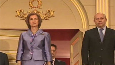 Abucheos reciben al ministro Wert en el Teatro Real