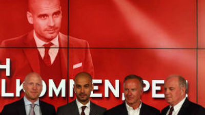 Guardiola, presentado en el Bayern: "Necesitaba un nuevo desafío"